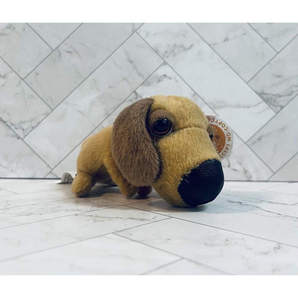Vintage 2004 McDonald's Plush Stuffed Toy The Dog Dachshund